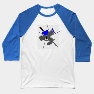 Geometrical pattern in constructivism style Baseball T-Shirt